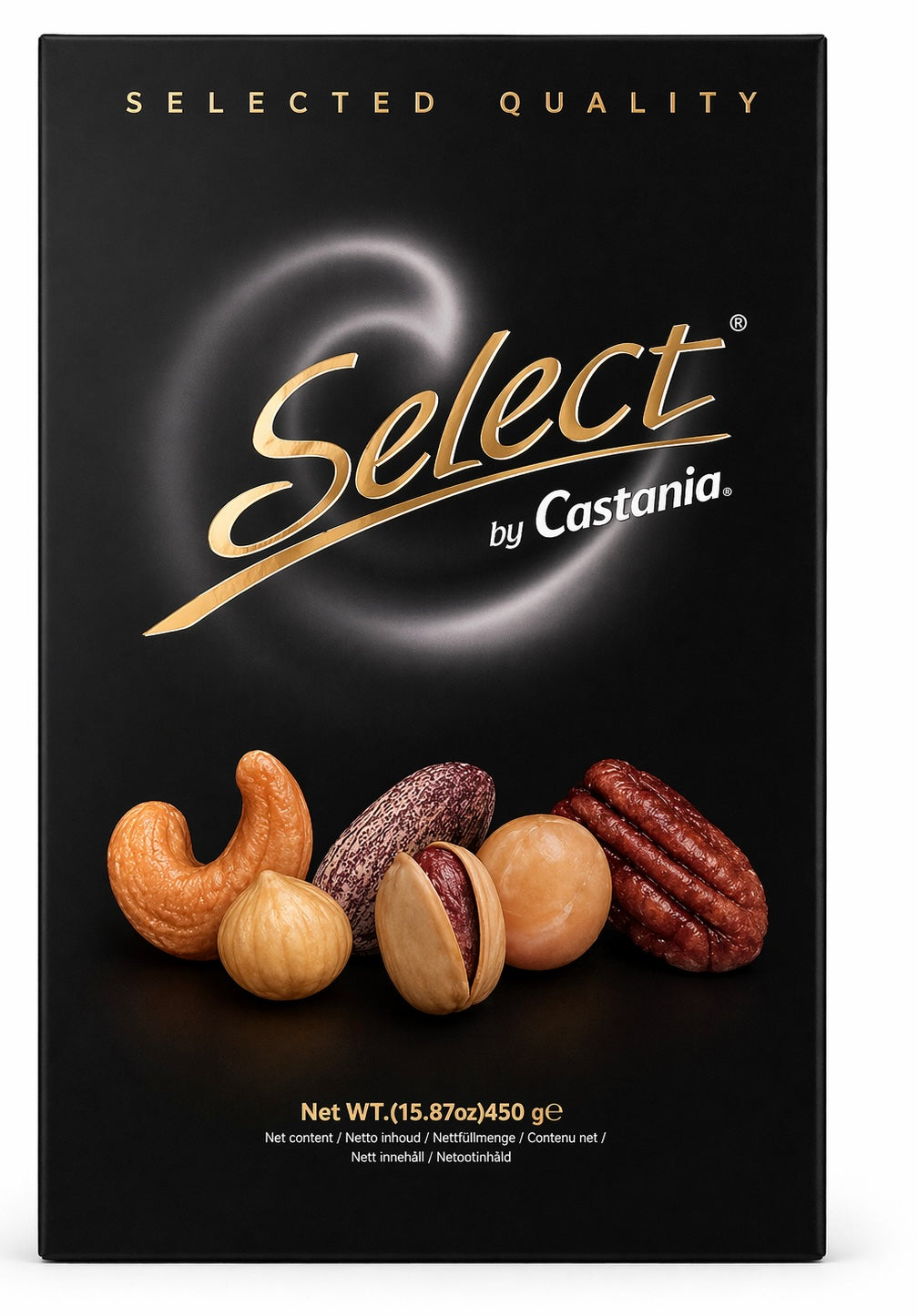 Castania Select 450g – Premium Nussmischung Pistazien Mandeln Cashews Pekannüsse