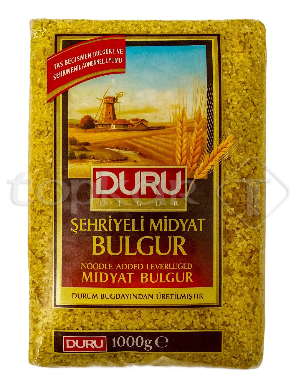 Duru Weizengrütze mit Nudeln 1000g Packung mit grober Weizengrütze und Nudeln