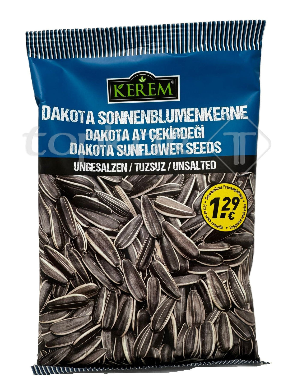 Kerem Sonnenblumenkerne ungesalzen, naturbelassene Sonnenblumenkerne ohne Salz, knackig und frisch