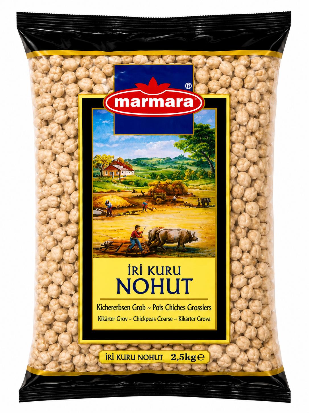 Marmara Kichererbsen Grob 2,5 kg – İri Kuru Nohut große Kichererbsen