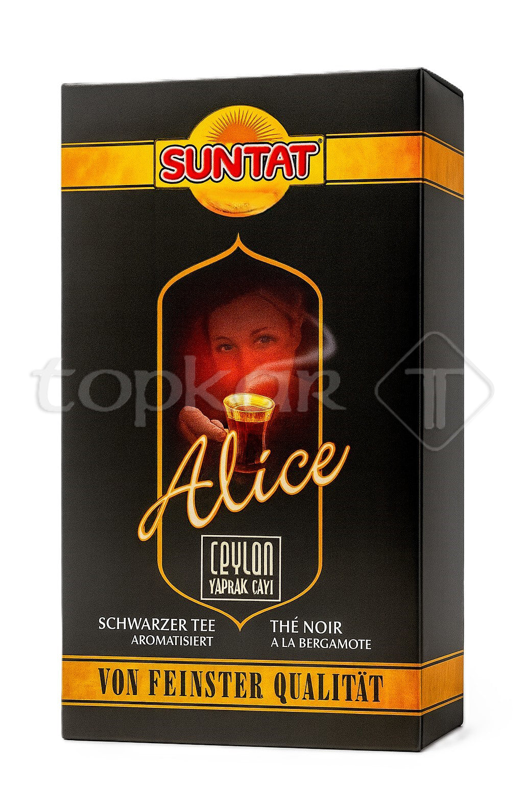 Suntat Alice Beuteltee 25er Packung schwarzer Tee mit Bergamotte