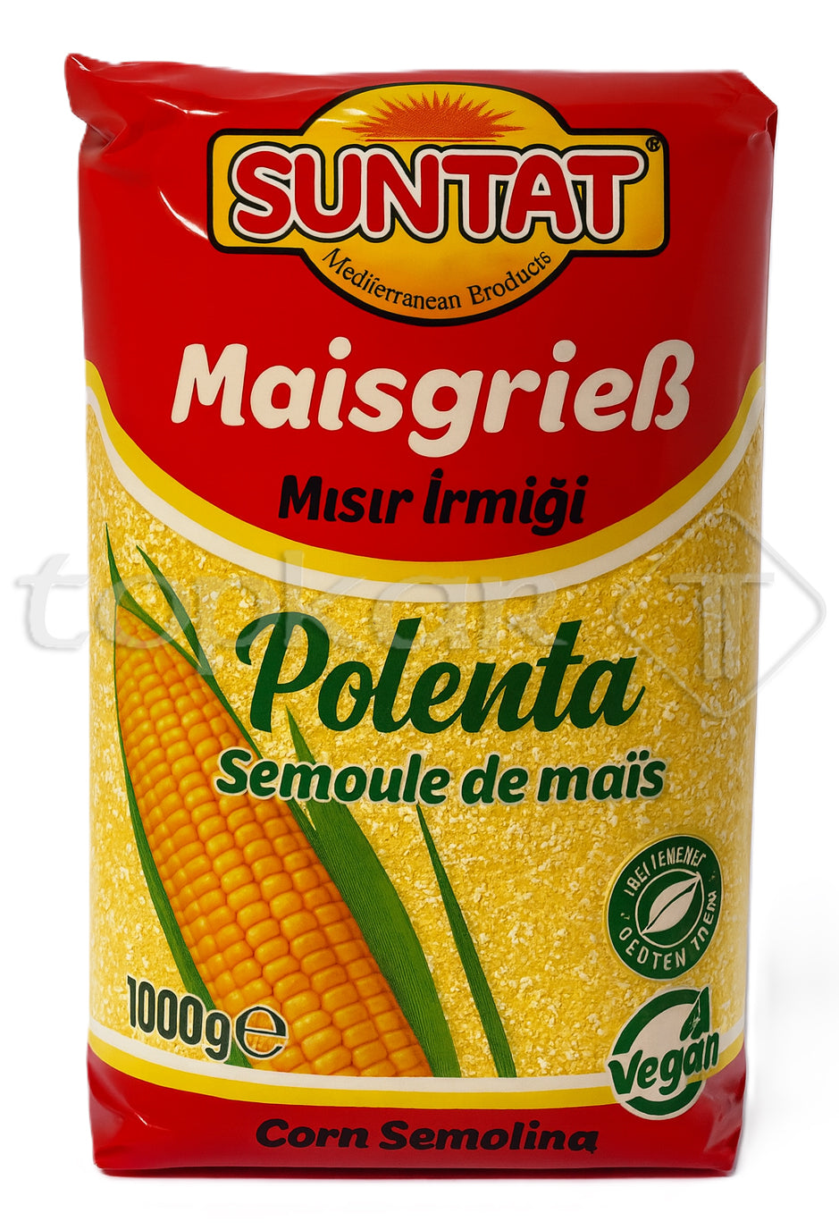 Suntat Maisgrieß Polenta 1000g vegane Maisgrießspezialität für vielfältige Zubereitungen