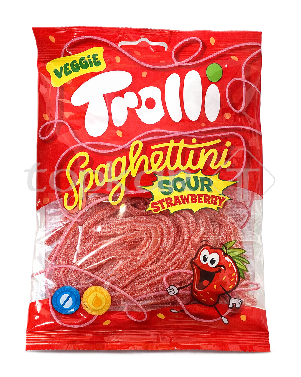 Trolli Spaghettini Erdbeer Sour 20545