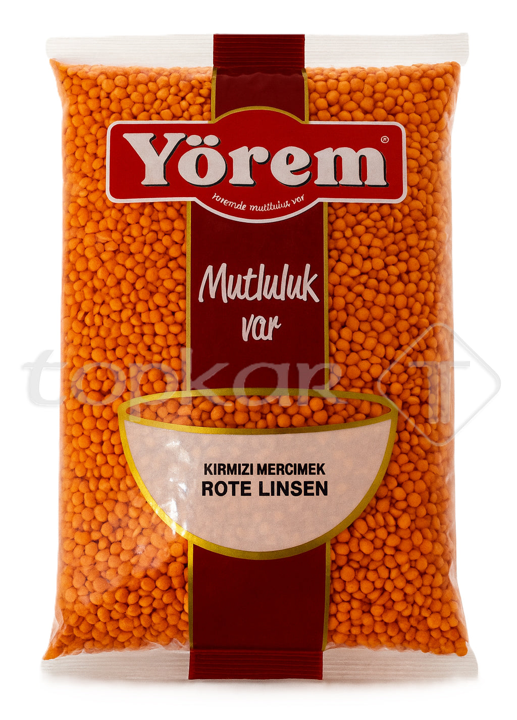 Yörem Rote Linsen, rote Linsen in praktischer Verpackung, ideal für vielfältige Gerichte und gesundes Kochen