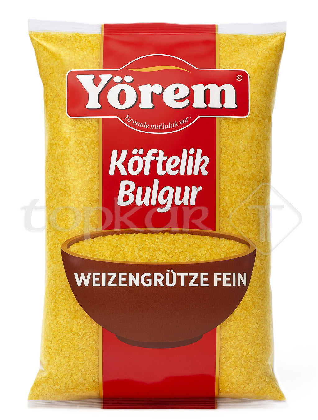 Yörem Weizengrütze fein im Beutel, feine Bulgur-Weizengrütze für vielseitige Zubereitungen