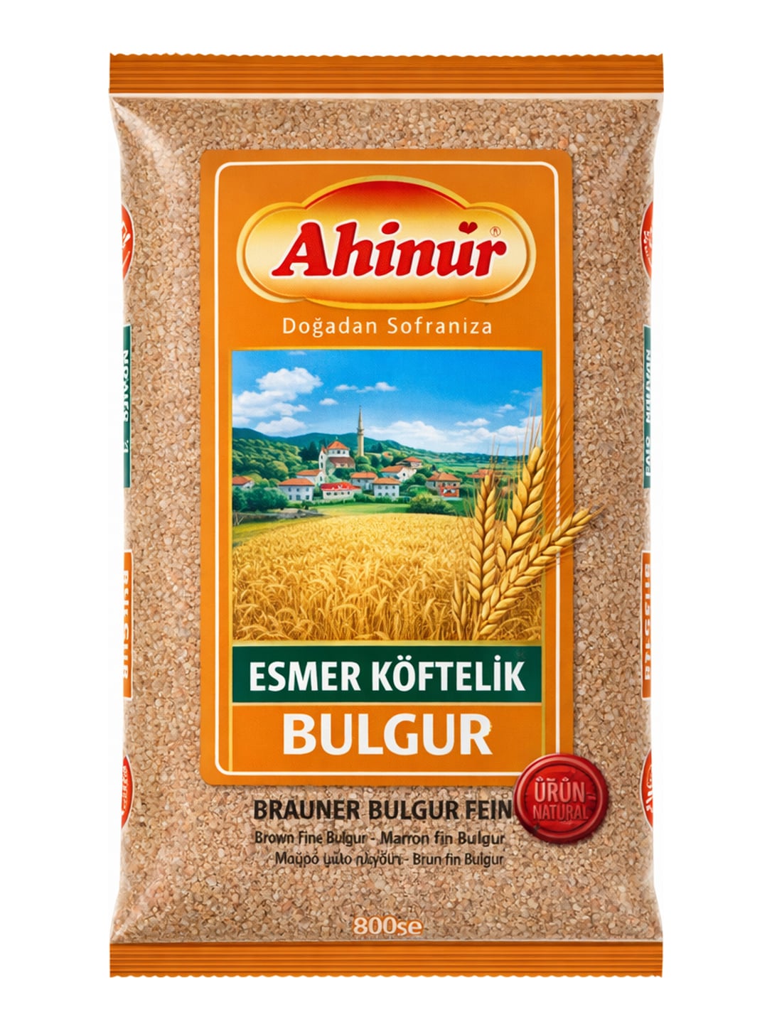 Ahinur Esmer Köftelik Bulgur 1000g – Brauner Bulgur Fein