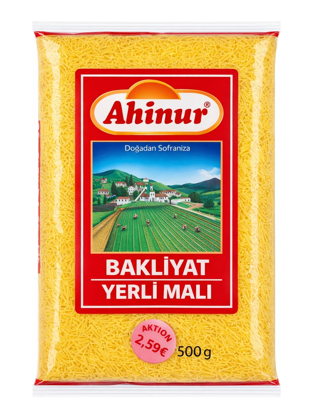 Ahinur Fadennudeln 1500g – Tel Şehriye türkische Vermicelli aus Hartweizengrieß