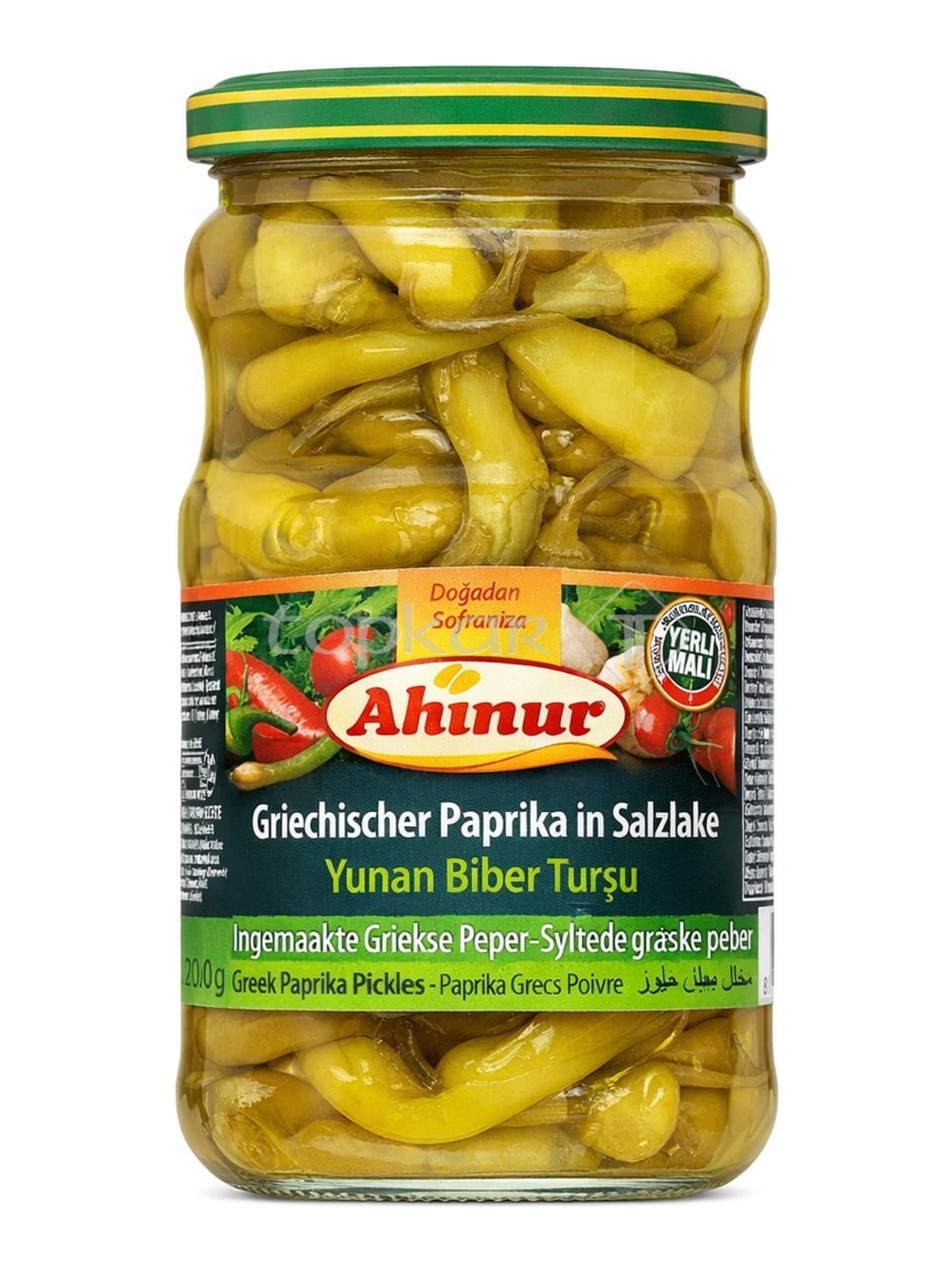 Ahinur Griechischer Paprika in Salzlake