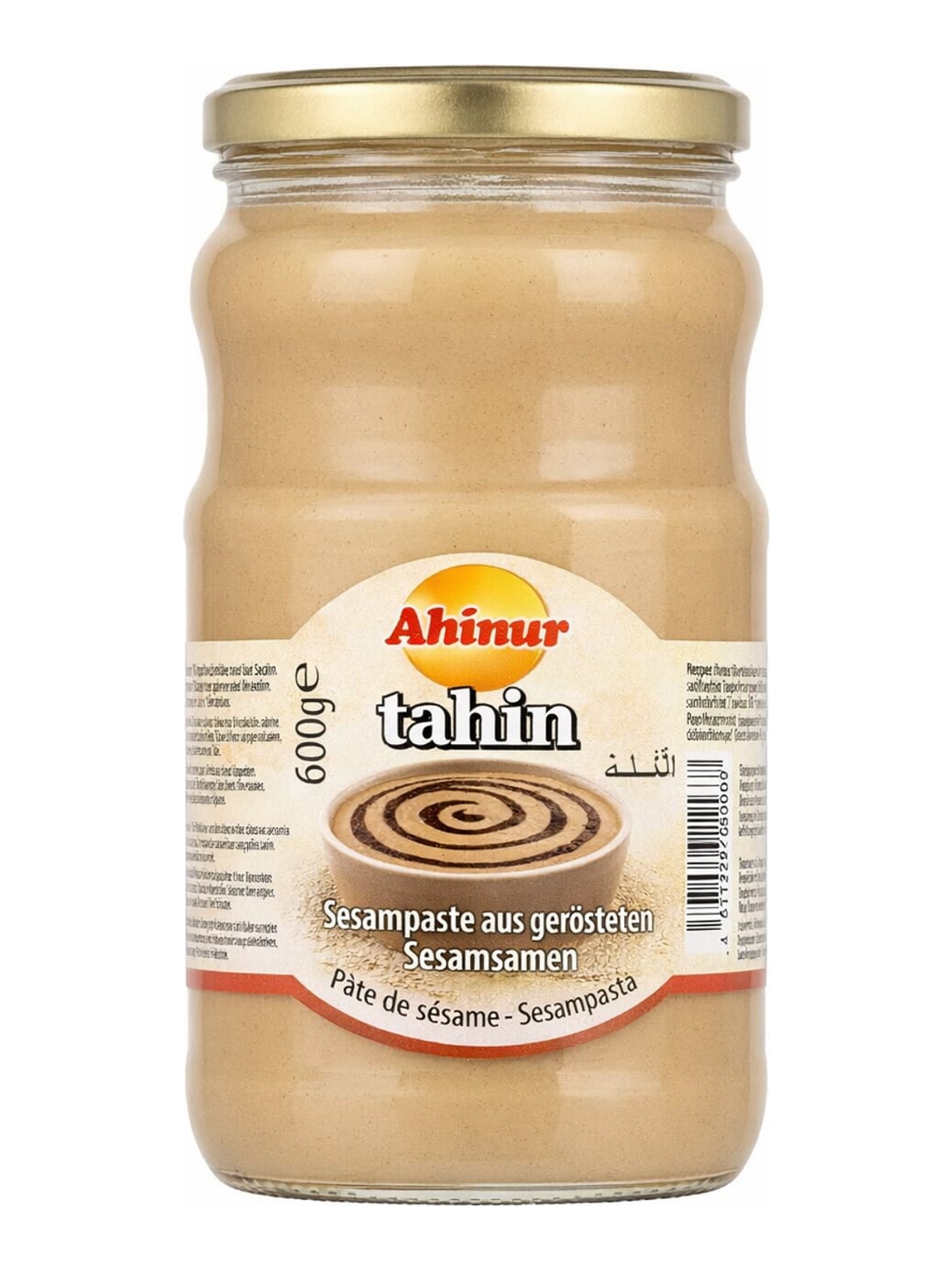 Ahinur Sesampaste 600g – Tahin aus 100 % Sesam