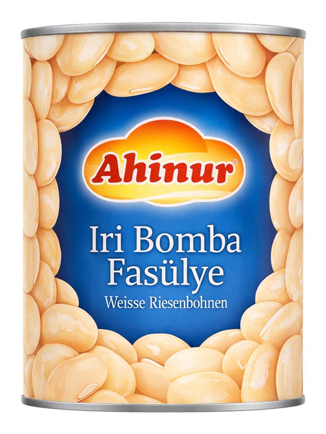 Ahinur Weisse Riesenbohnen 800g – Iri Bomba Fasülye Butter Beans Konserve