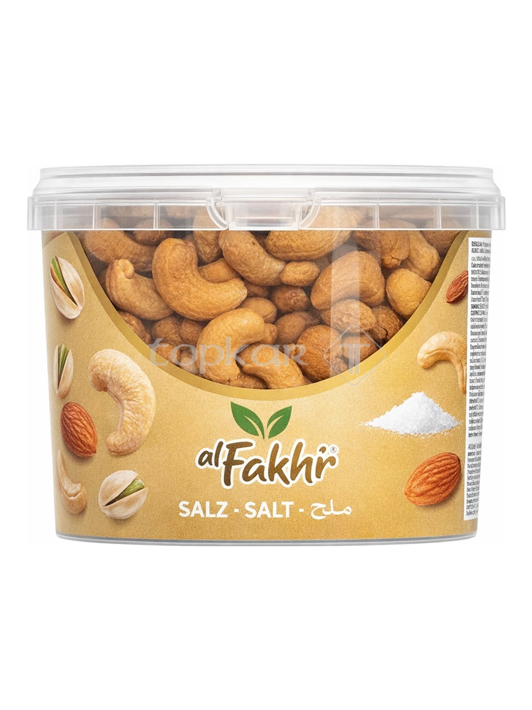 al Fakhr Gesalzene Nussmischung 840g – Mixed Nuts Cashew Mandel Pistazie