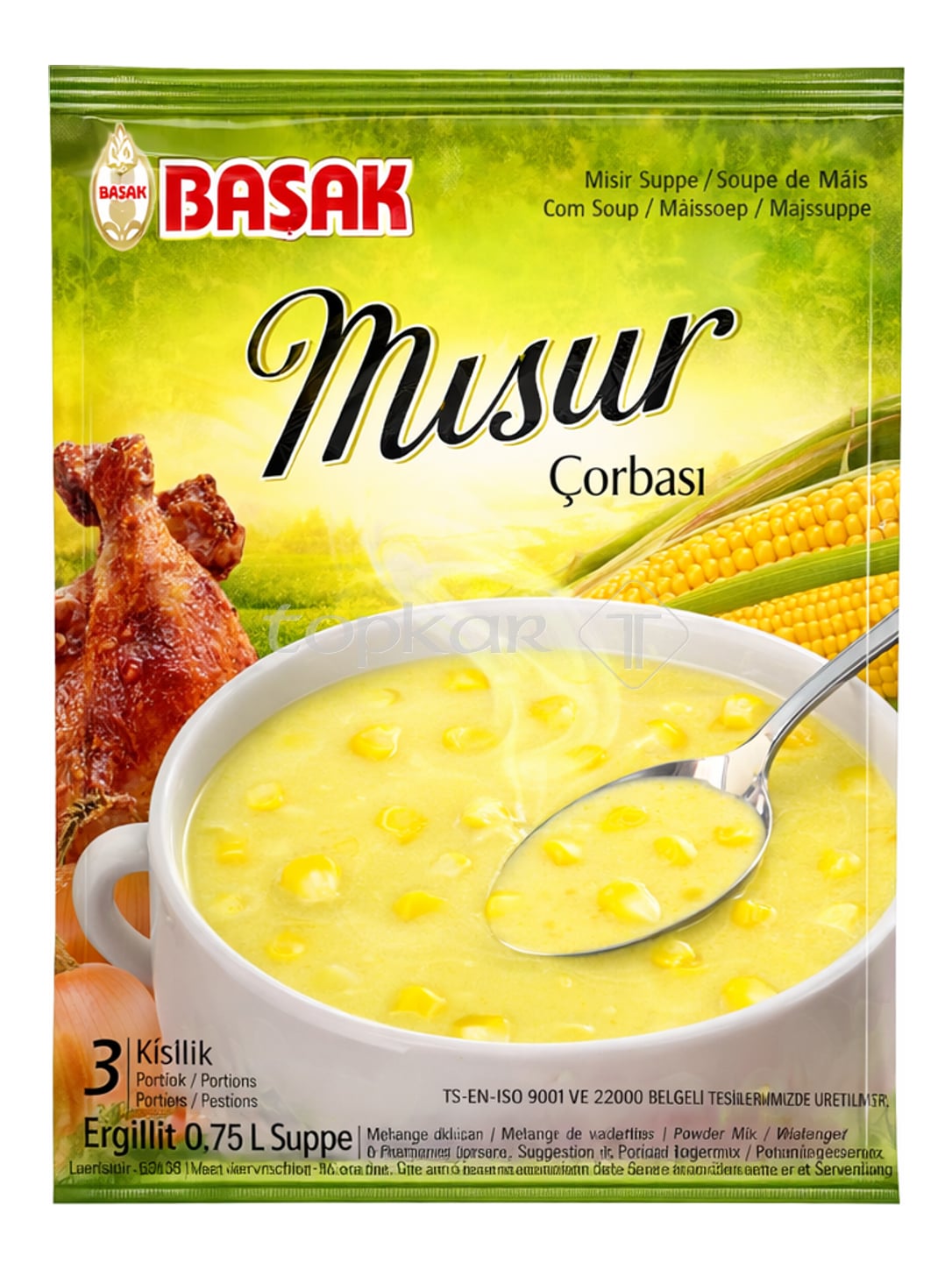 Başak Maissuppe 46g – Mısır Çorbası türkische Instant-Maissuppe