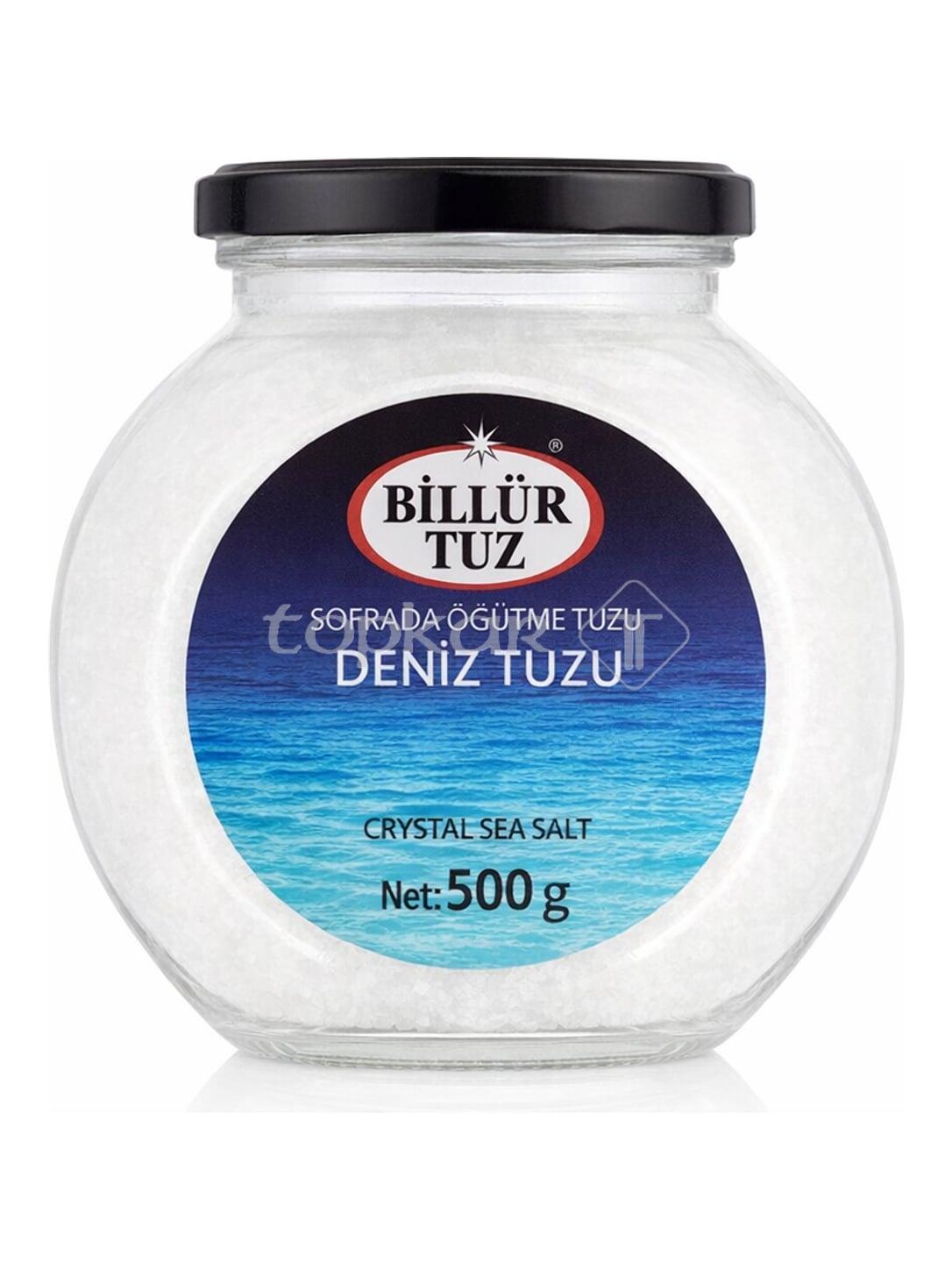 Billur Tuz Meersalz 500g – Deniz Tuzu grobes jodfreies Salz zum Mahlen