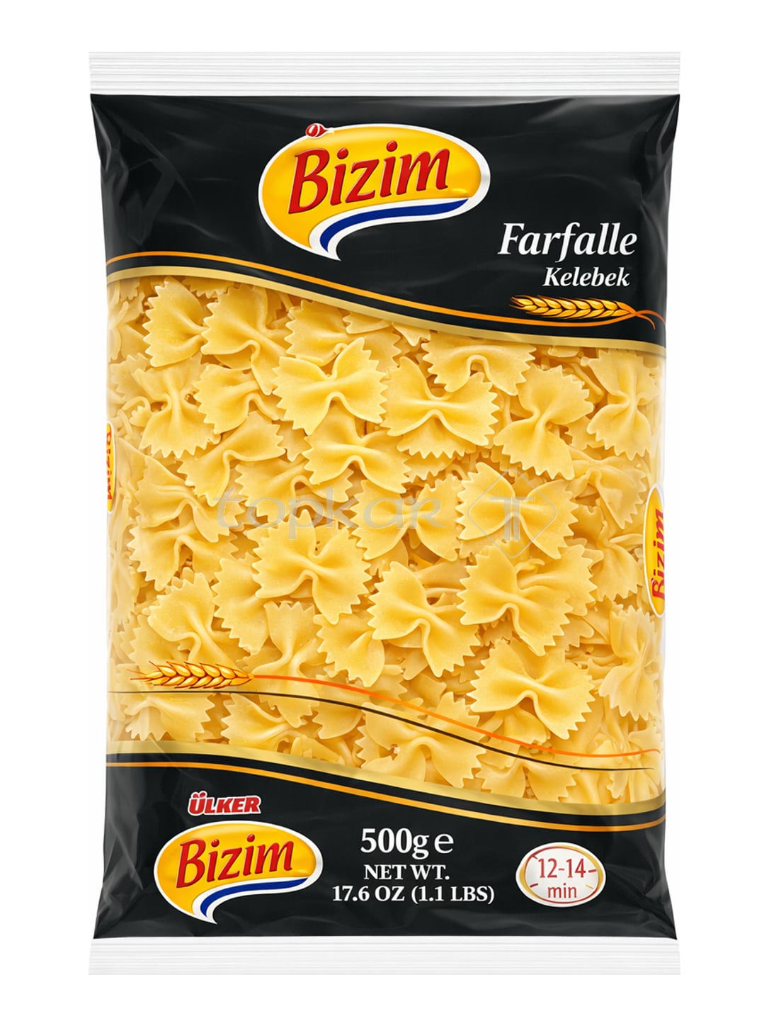 Bizim Farfalle 500g – Kelebek Makarna Schmetterlingsnudeln Hartweizen
