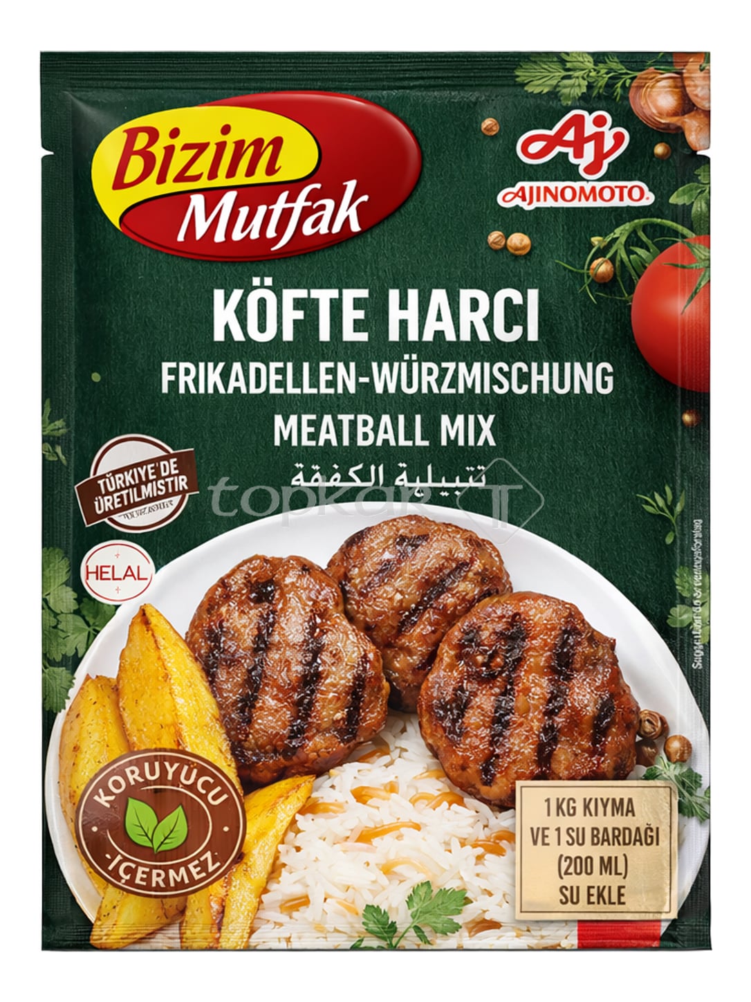 Bizim Mutfak Frikadellen-Würzmischung 85g – Köfte Harcı türkische Köfte