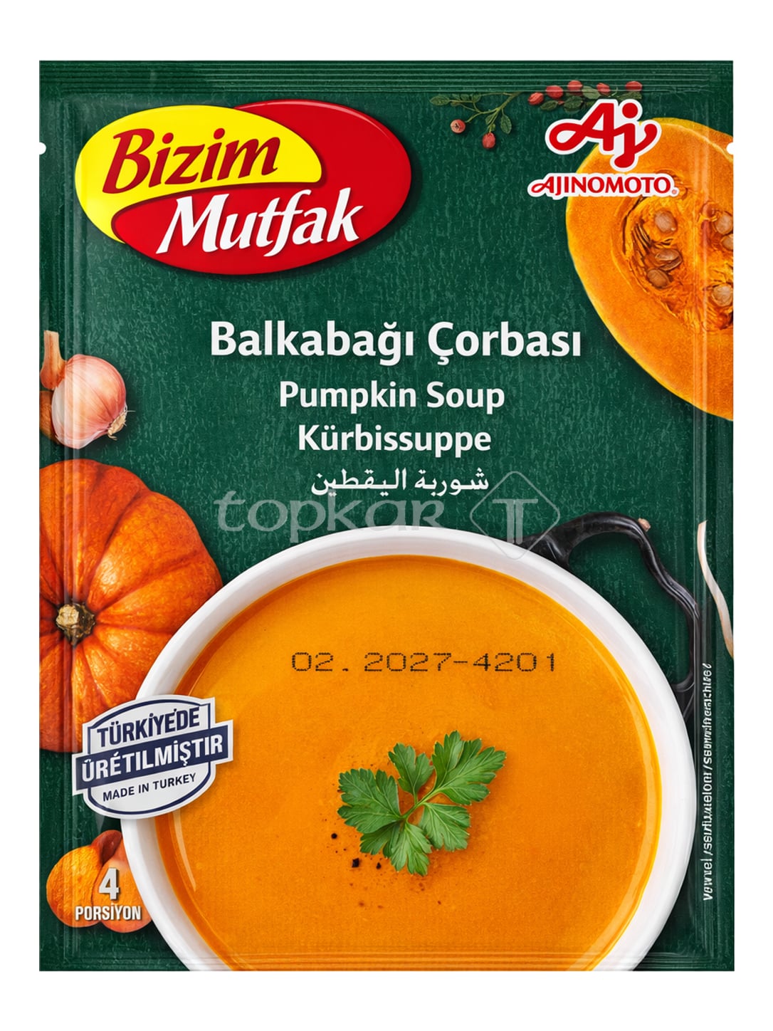 Bizim Mutfak Kürbissuppe 92g – Balkabağı Çorbası türkische Instant-Suppe