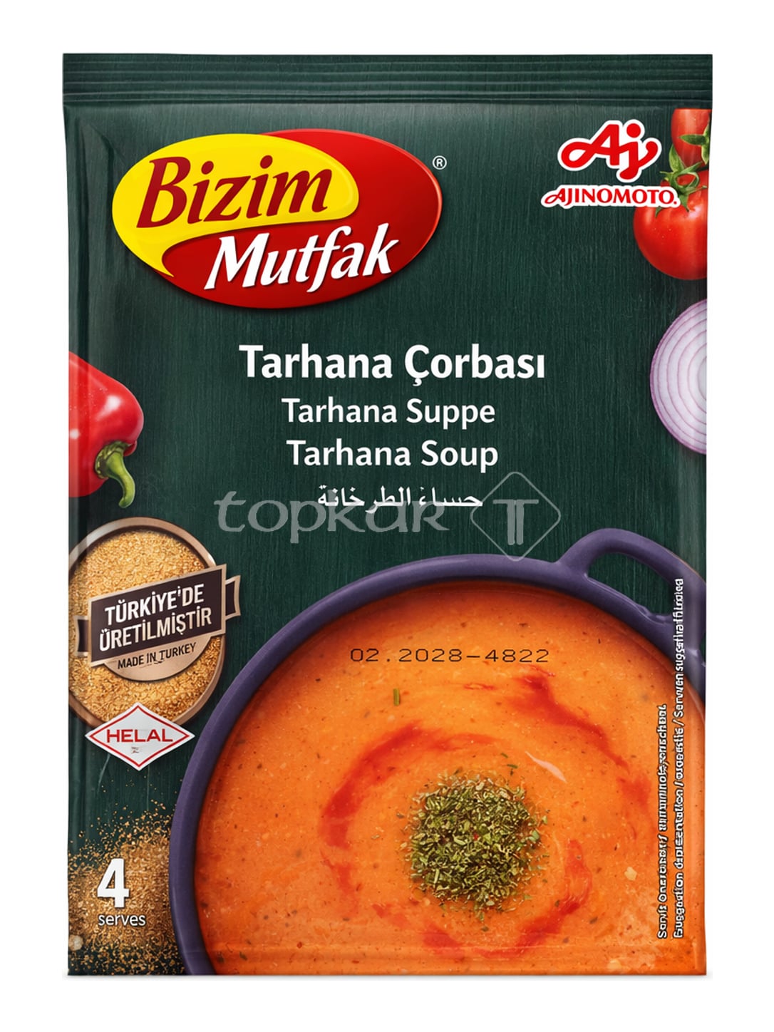 Bizim Mutfak Tarhana Suppe 65g – Tarhana Çorbası türkische Trockensuppe
