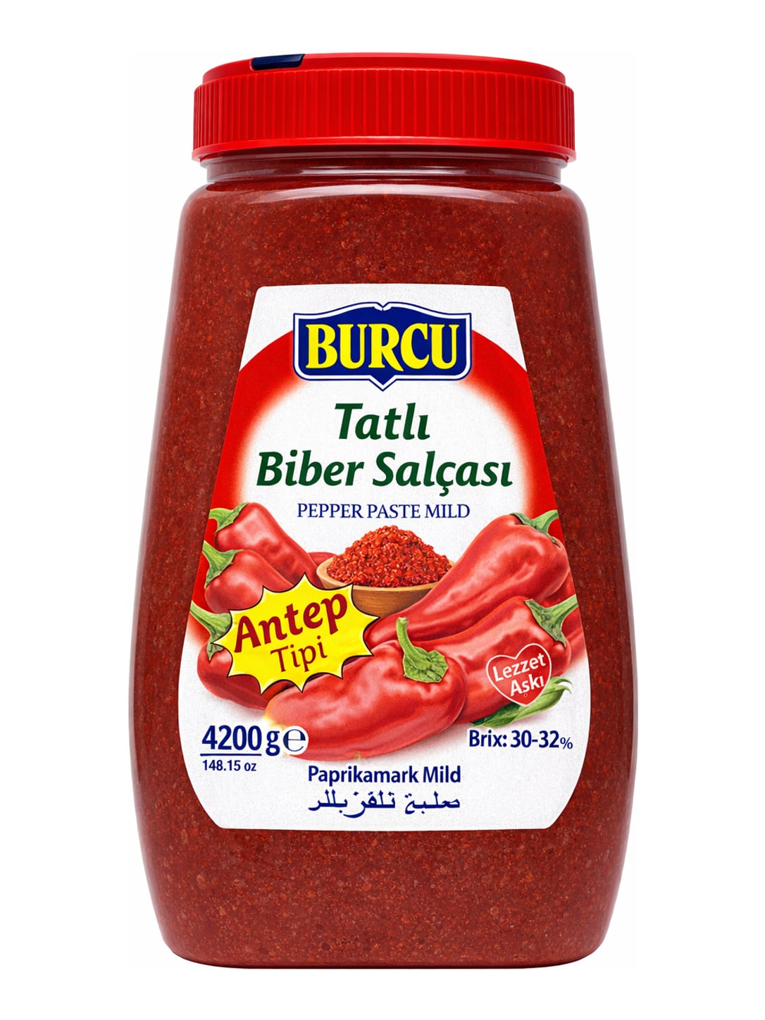Burcu Paprikamark Mild 4200g – Tatlı Biber Salçası Antep Tipi türkisches Paprikamark