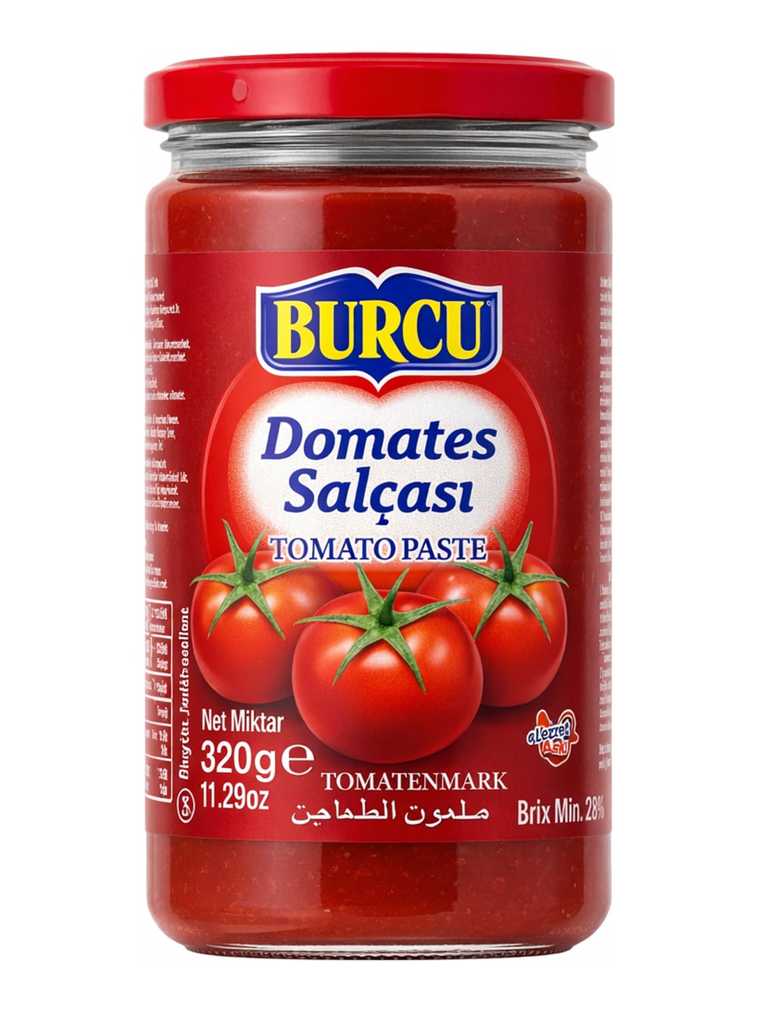 Burcu Domates Salçası 320g – doppelt konzentriertes Tomatenmark Türkei