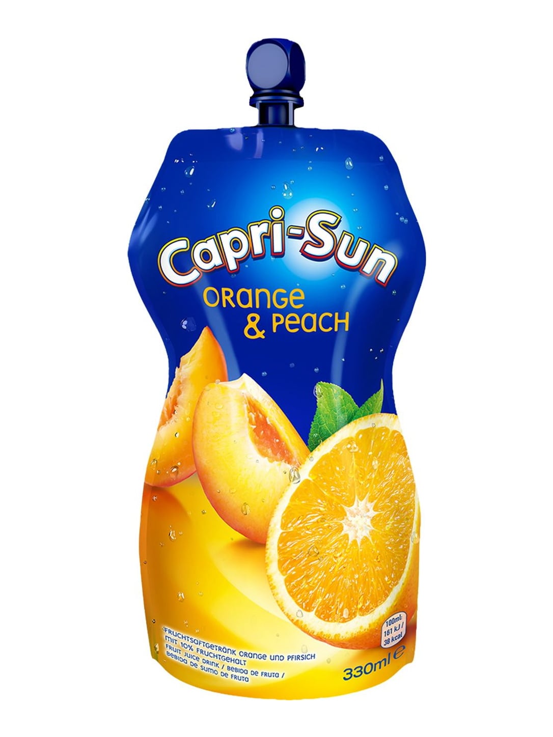 Capri-Sun Orange-Peach 330 ml – Fruchtsaftgetränk Orange Pfirsich