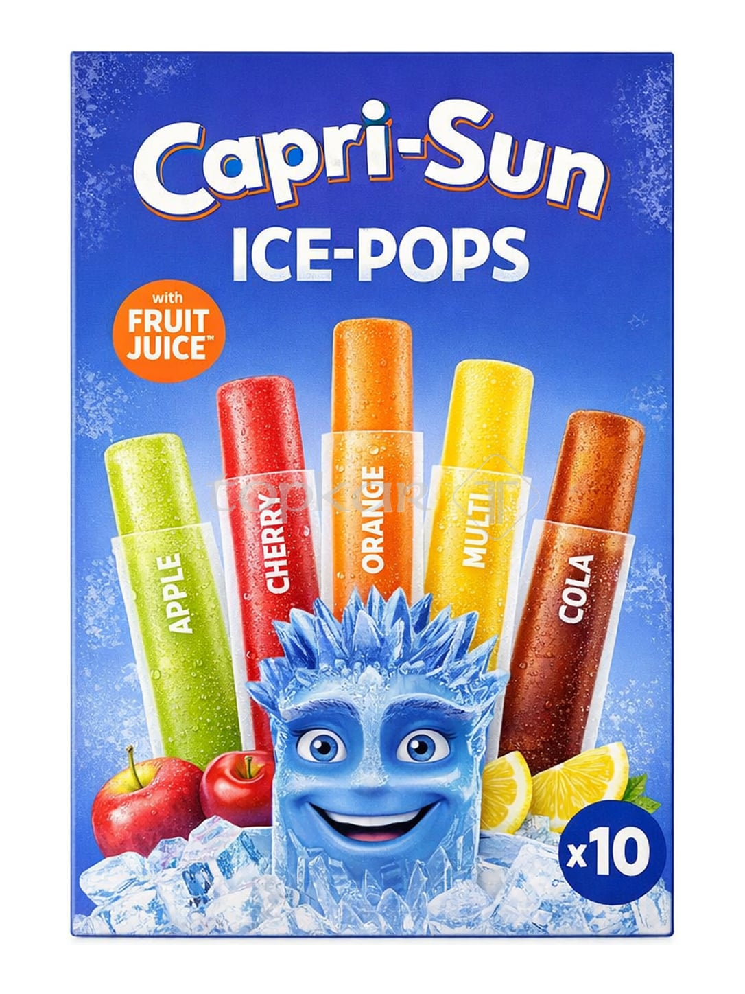 Capri-Sun Wassereis mit Fruchtsaft 10x40 ml – Ice-Pops fruchtiges Eis zum Einfrieren