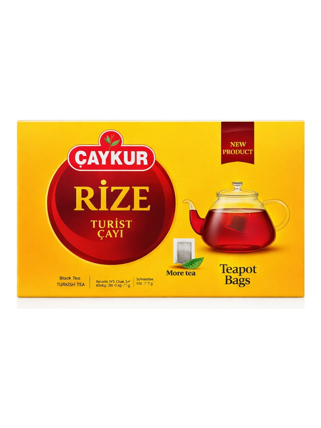 Çaykur Rize Turist Çayı 200g – türkischer Schwarztee Teebeutel 40x5g