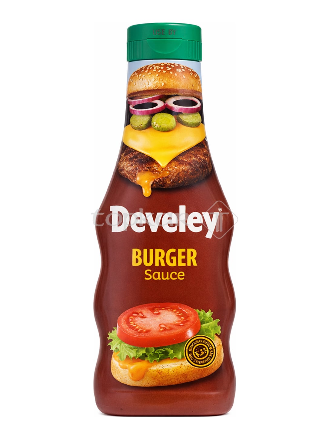 Develey Burger Sauce 250 ml – cremige Grillsauce für Burger und Pommes