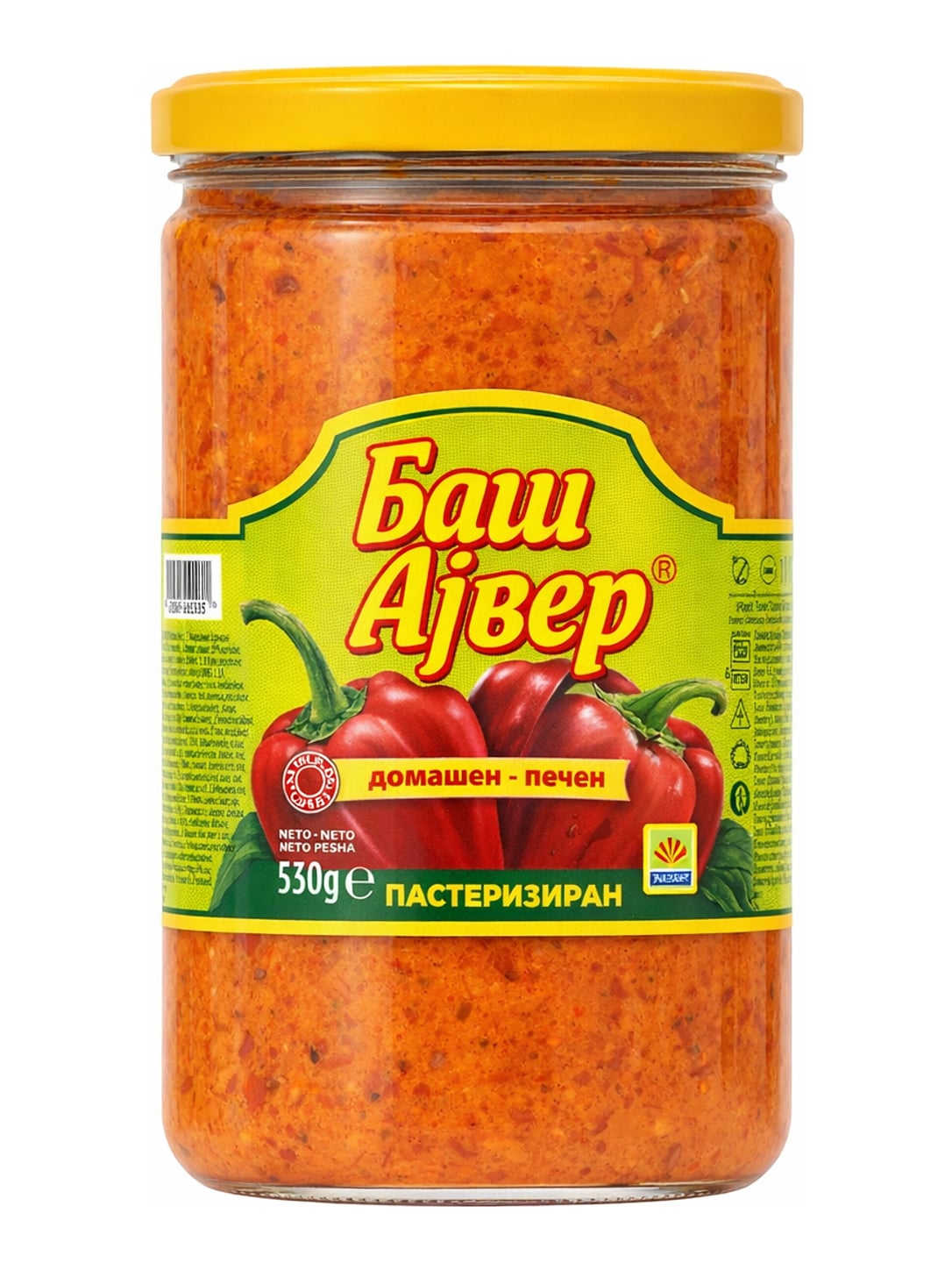 Diem-GP Bash Ajvar 530g – Баш Ајвер домашен печен gerösteter Paprika-Aufstrich