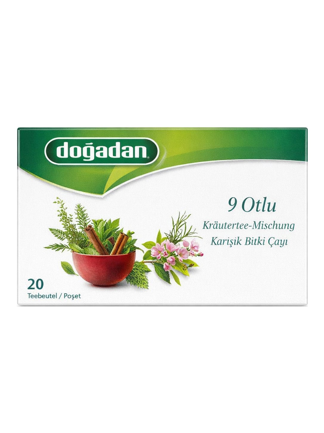 Doğadan 9 Otlu Karışık Bitki Çayı 31g – Kräutertee-Mischung 20 Teebeutel
