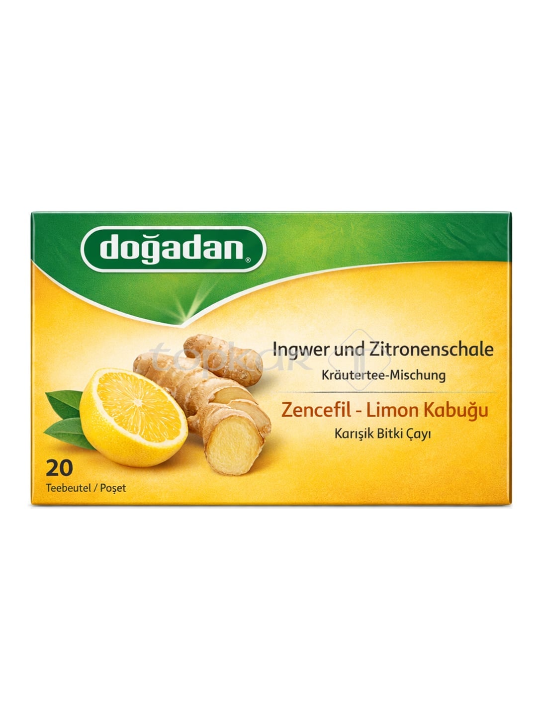 Dogadan Ingwer Zitronenschale Kräutertee