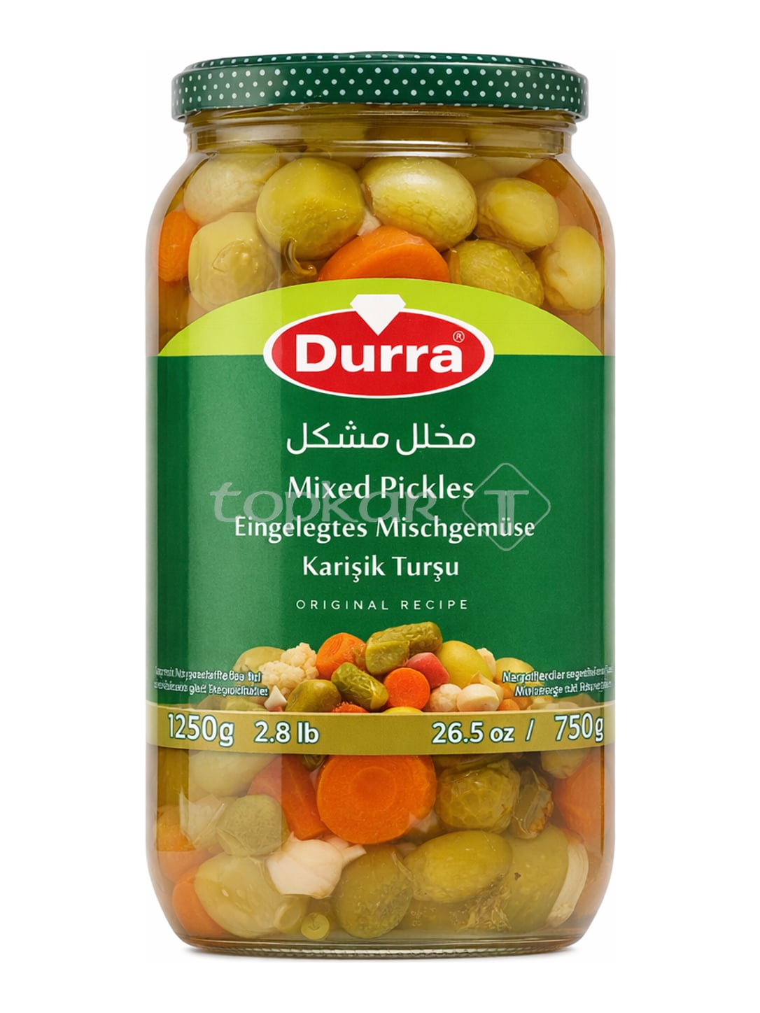 Durra Eingelegtes Mischgemüse 1250g – Karışık Turşu Mixed Pickles