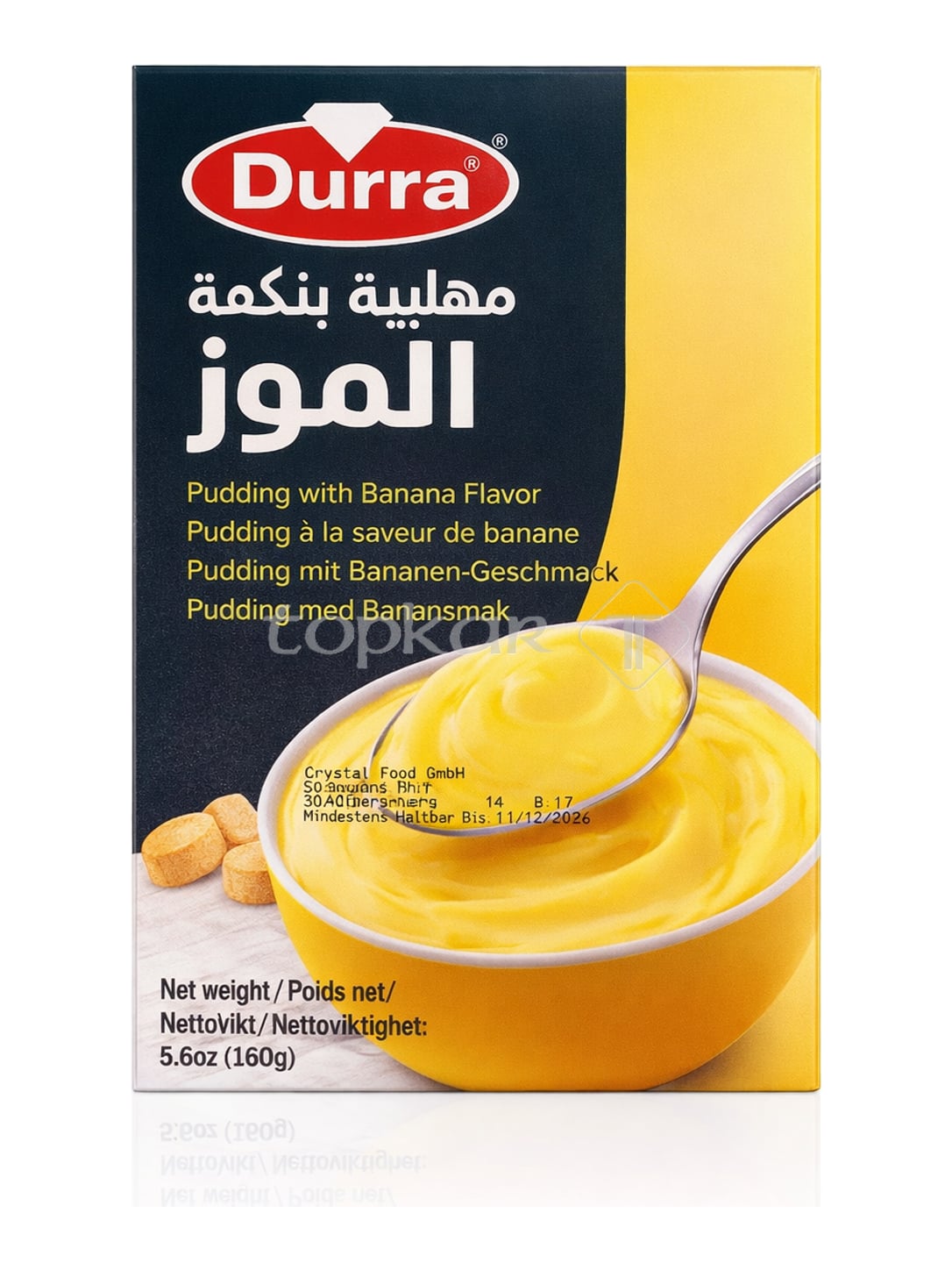 Durra Puddingpulver Banane 160g – Muzlu Puding Bananenpudding