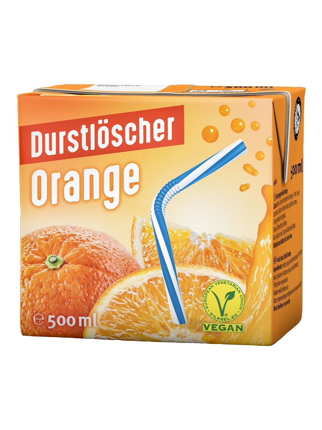 Durstlöscher Orange 500 ml – Erfrischungsgetränk mit Orangensaft