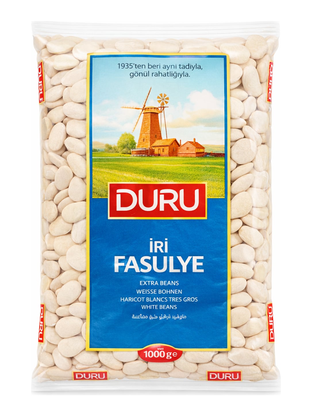 DURU Große Weiße Bohnen 1000g – İri Fasulye türkische Trockenbohnen