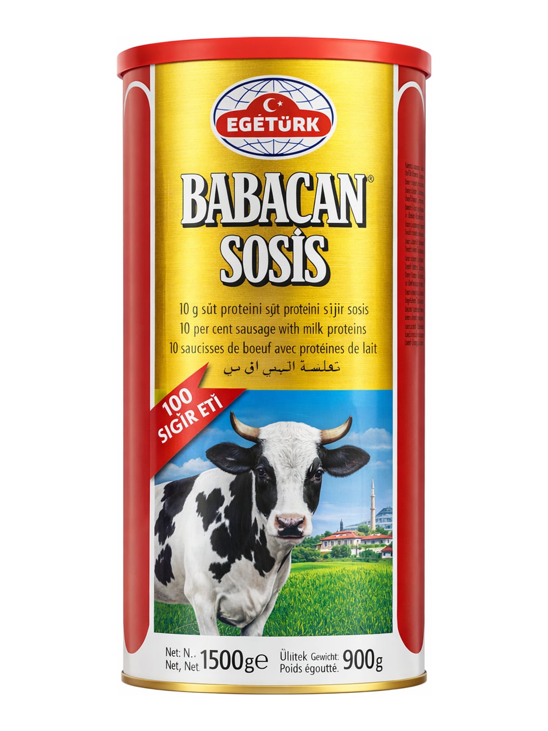 Egetürk Babacan Sosis 1500g – Halal Rindswürste 10 Stück