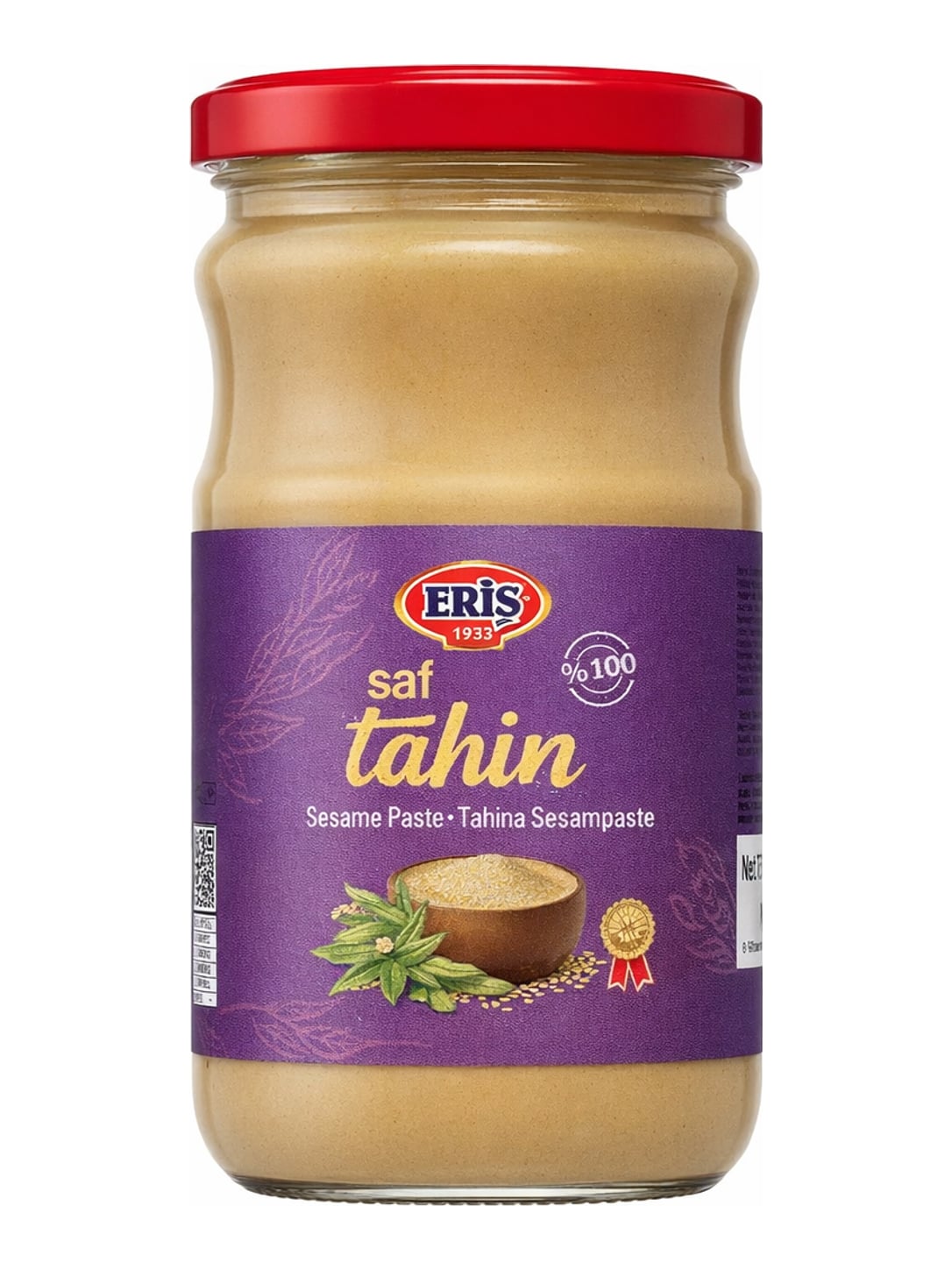 Eris Saf Tahin 600g – Reine Sesampaste Tahin aus der Türkei