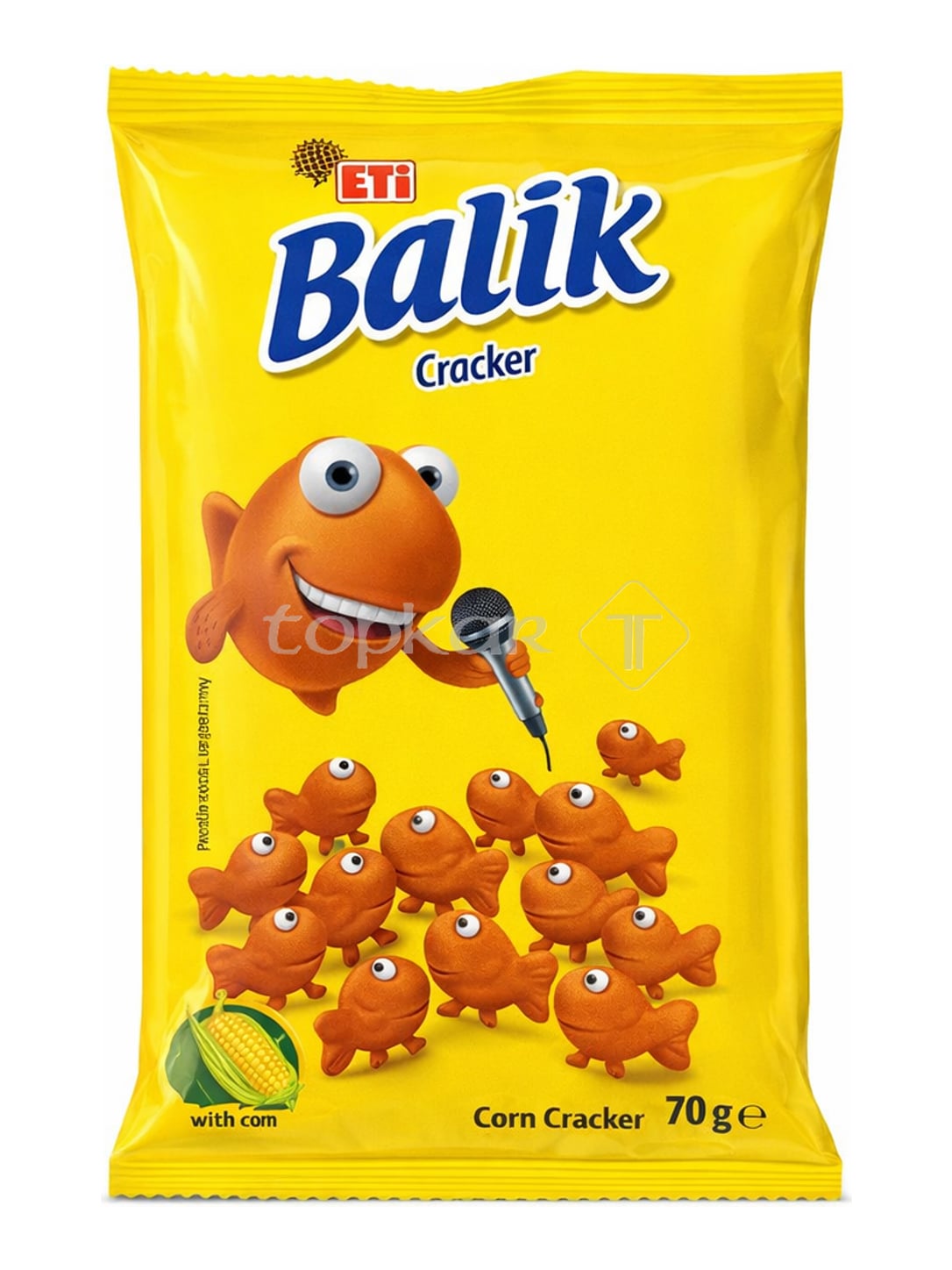 Eti Fisch Cracker 70g – Balık Cracker knusprige Kräcker mit Mais