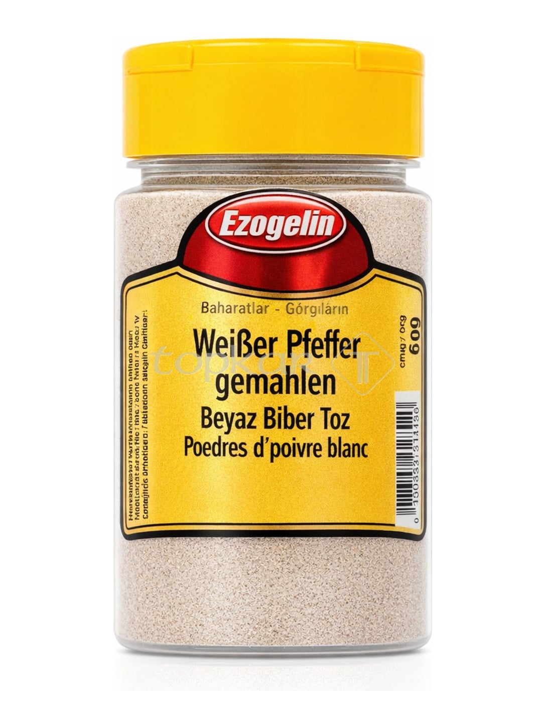 Ezogelin Weißer Pfeffer gemahlen 80g – Beyaz Biber Toz weißer Pfeffer