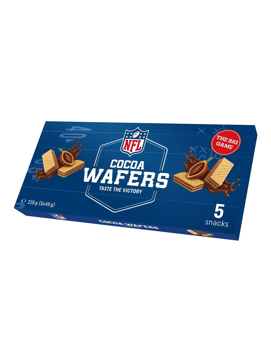 Feiny Biscuits NFL Waffeln mit Kakaocreme 225g – gefüllte Waffeln Schoko Snack