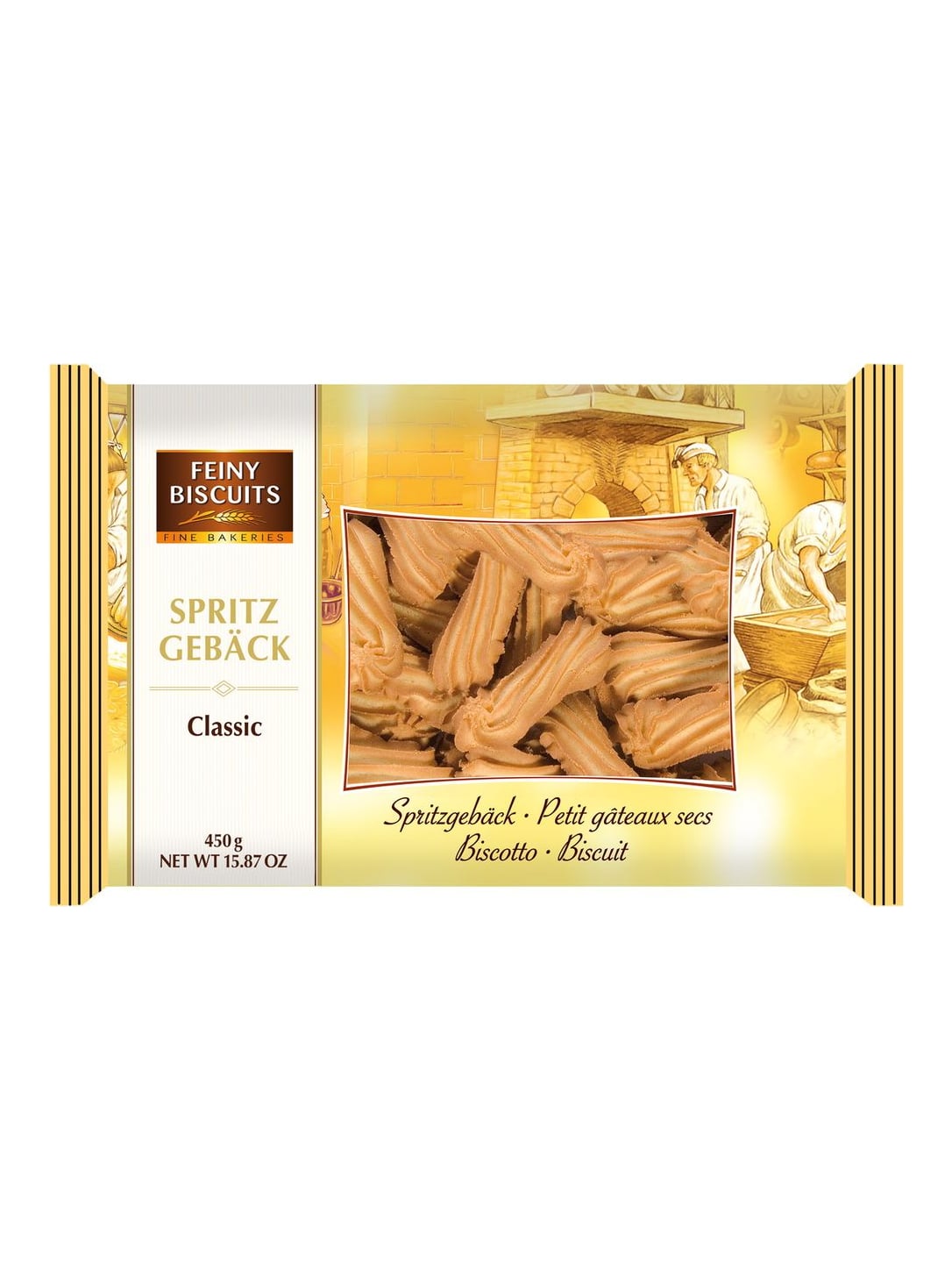 Feiny Biscuits Spritzgebäck Finger 450g – buttriges Mürbegebäck