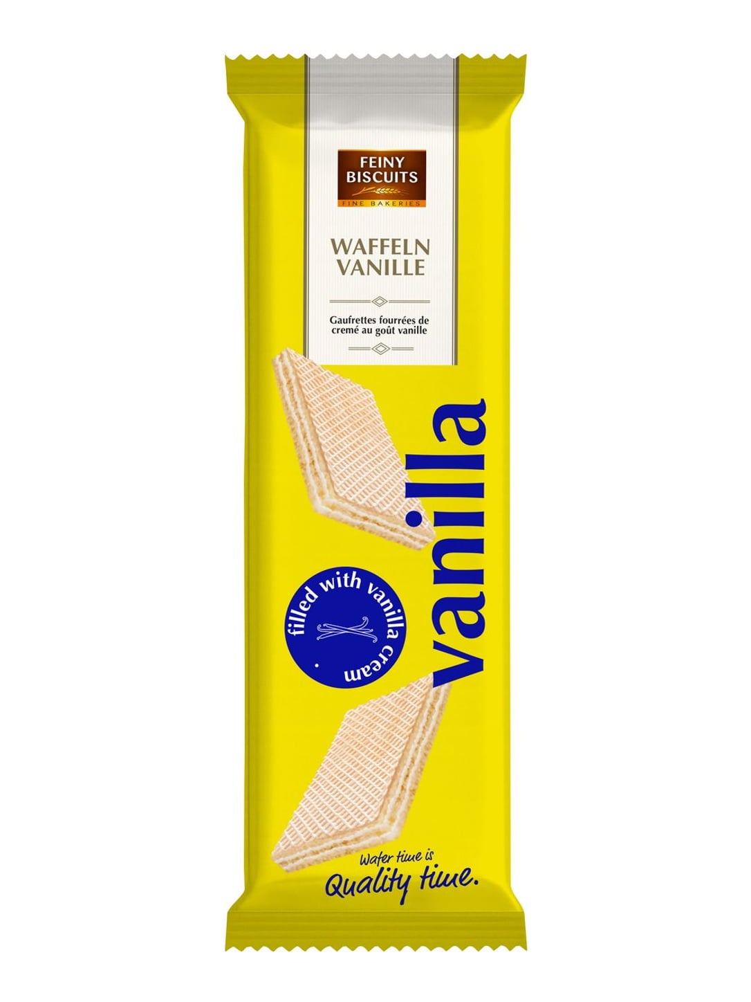 Feiny Biscuits Waffeln Vanille 125g – knusprige Vanillewaffeln mit Bourbon-Vanille