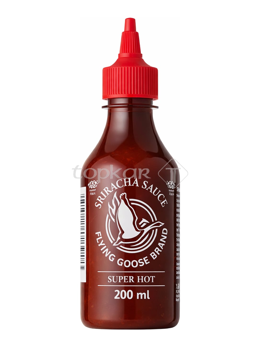 Flying Goose Brand Sriracha Sauce Super Hot 200 ml – scharfe thailändische Chilisauce