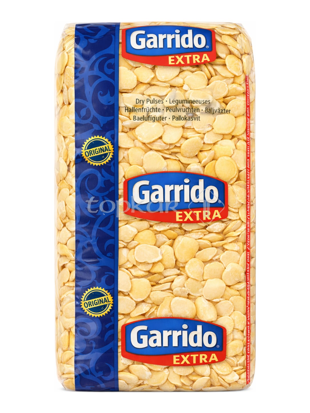 Garrido Geschälte Ackerbohnen 300g – Kırık İç Bakla getrocknete Fava-Bohnen