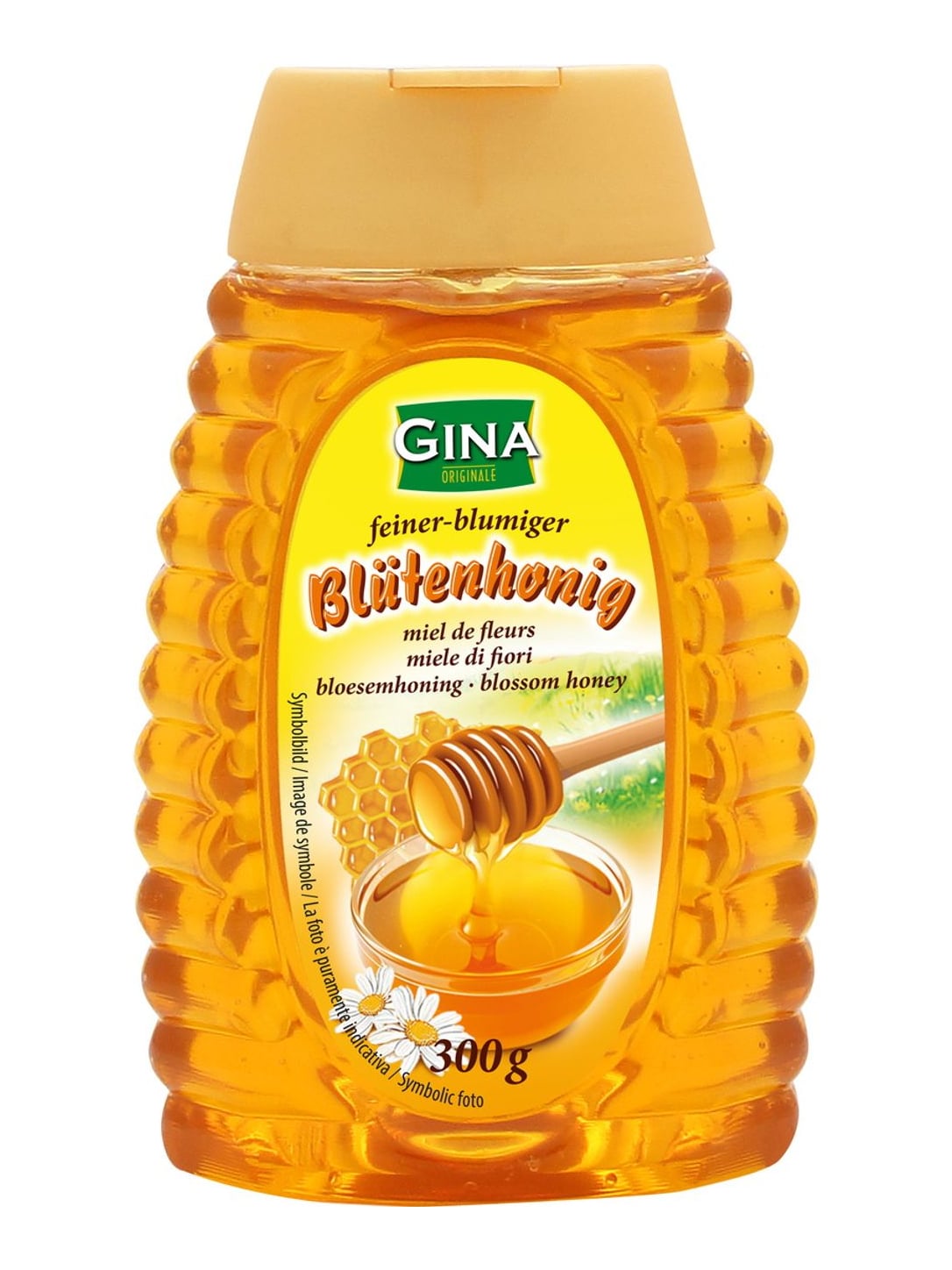 Gina Blütenhonig 300g – naturbelassener milder Honig