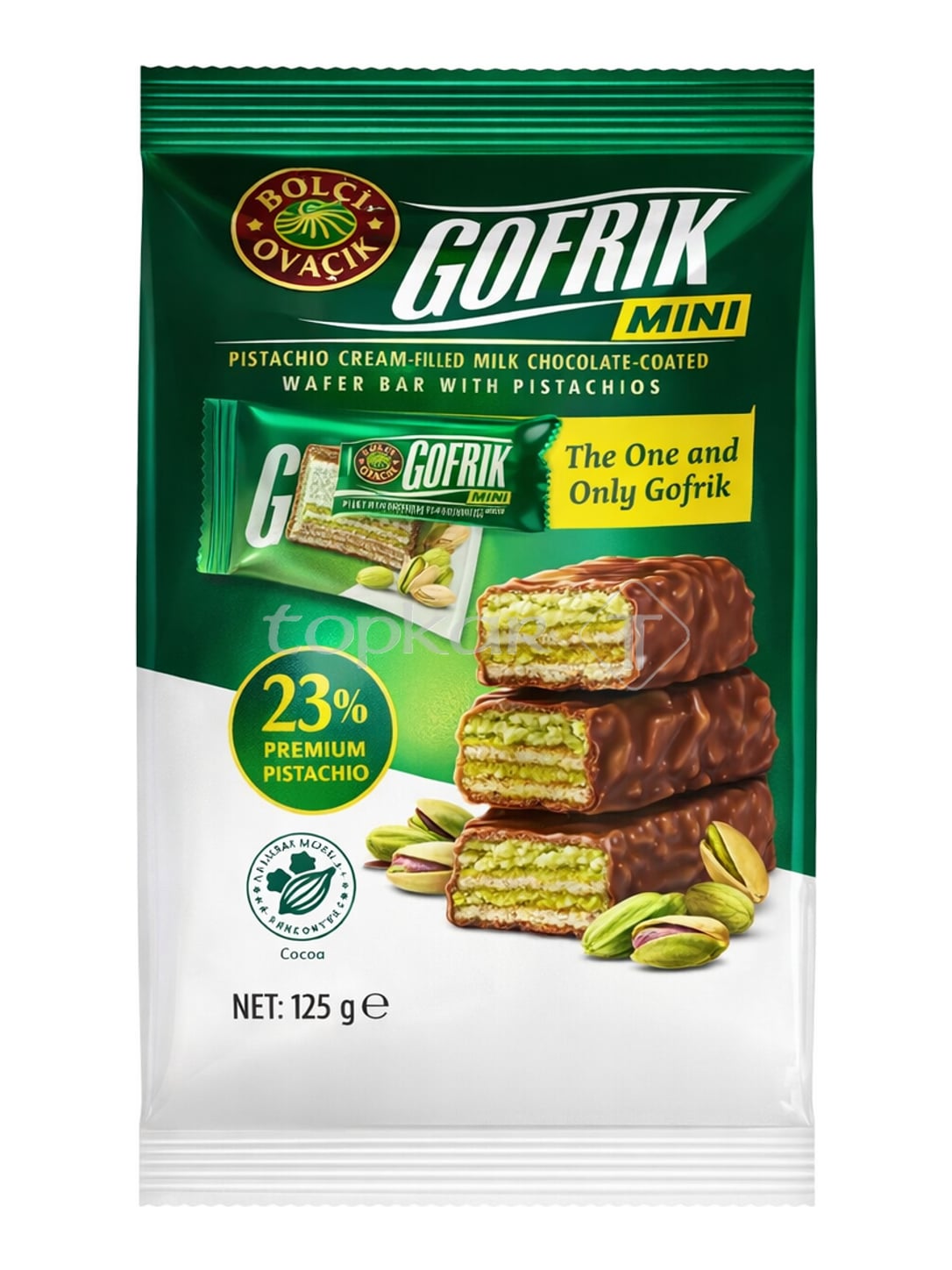 Altınmarka Gofrik Mini 125g – Fıstıklı Gofret Waffelriegel mit Pistazie
