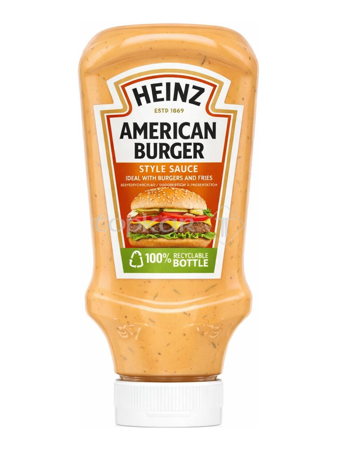 Heinz American Burger Style Sauce 230 g – cremige Burgersauce mit Dill und Senf