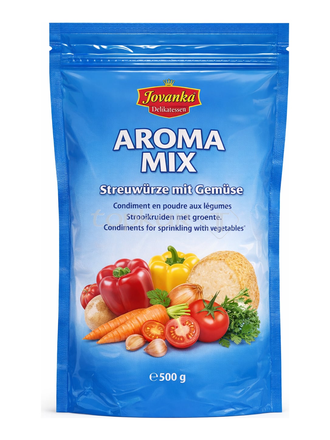 Ivanka Delikatessen Aroma Mix 500g – Streuwürze mit Gemüse für Suppen und Saucen