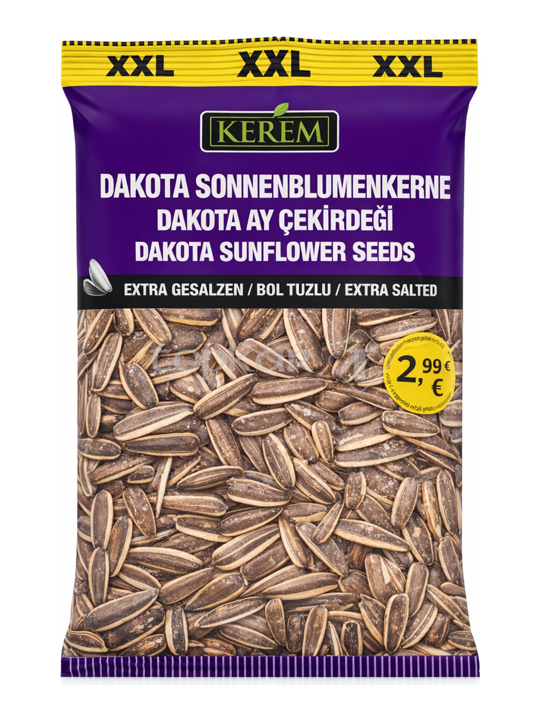 Kerem Dakota Sonnenblumenkerne 350g – Ay Çekirdeği extra gesalzen geröstet