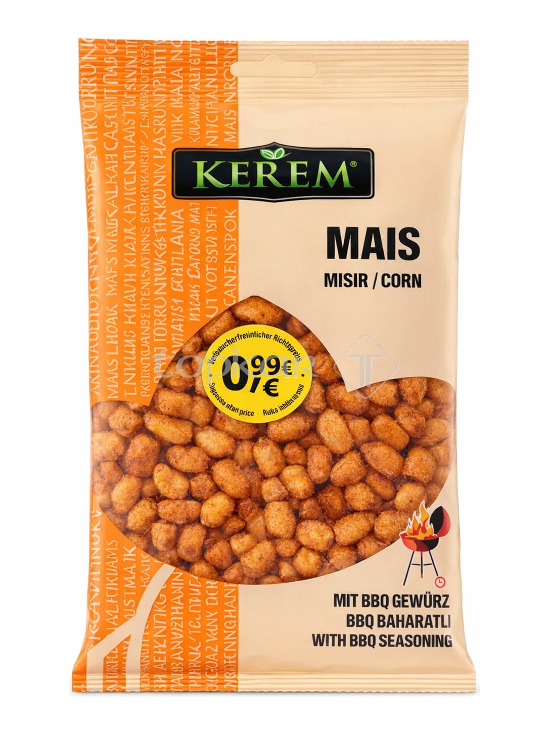 Kerem Gerösteter Mais BBQ 150g – Mısır Barbecue Snack geröstete Maiskörner