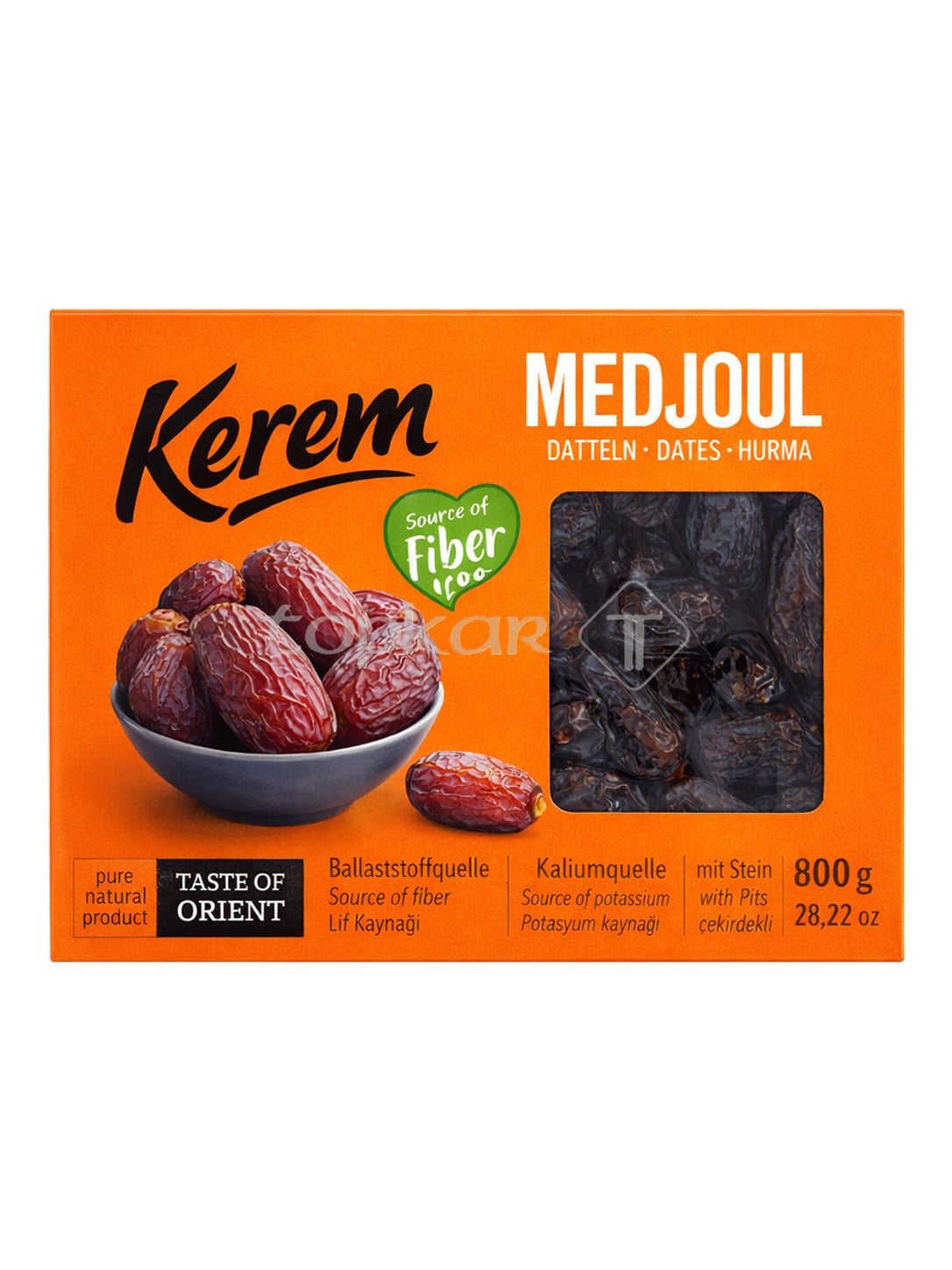Kerem Medjoul Datteln 800g – Medjool Hurma mit Stein aus Palästina